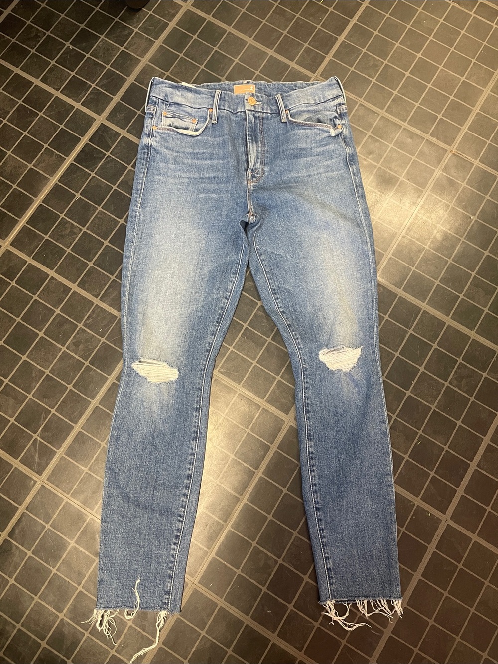 MOTHER Light Blue Denim Jeans